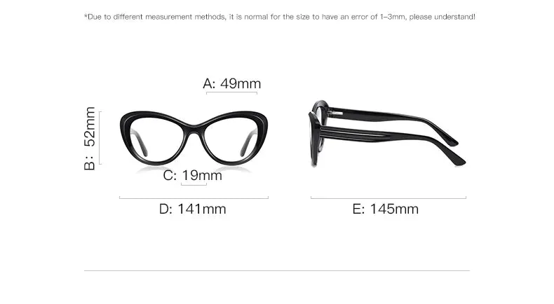 Vicky Women's Full Rim Oval Cat Eye Tr 90 Alloy Reading Glasses 2173