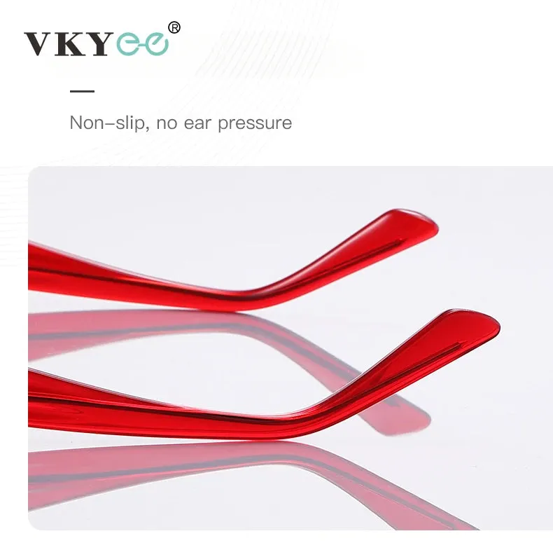 Vicky Women's Full Rim Oval Cat Eye Tr 90 Alloy Reading Glasses 2173