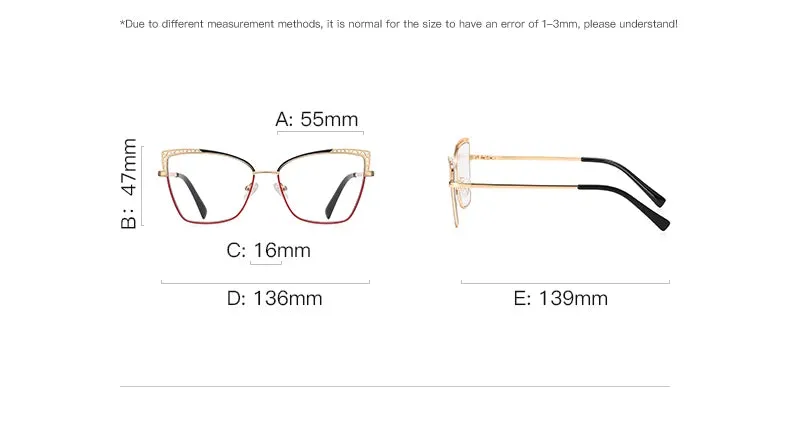 Vicky Women's Full Rim Square Alloy Reading Glasses 3106