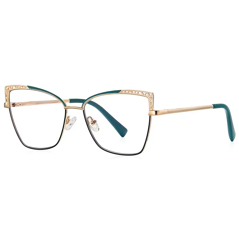 Vicky Women's Full Rim Square Alloy Reading Glasses 3106