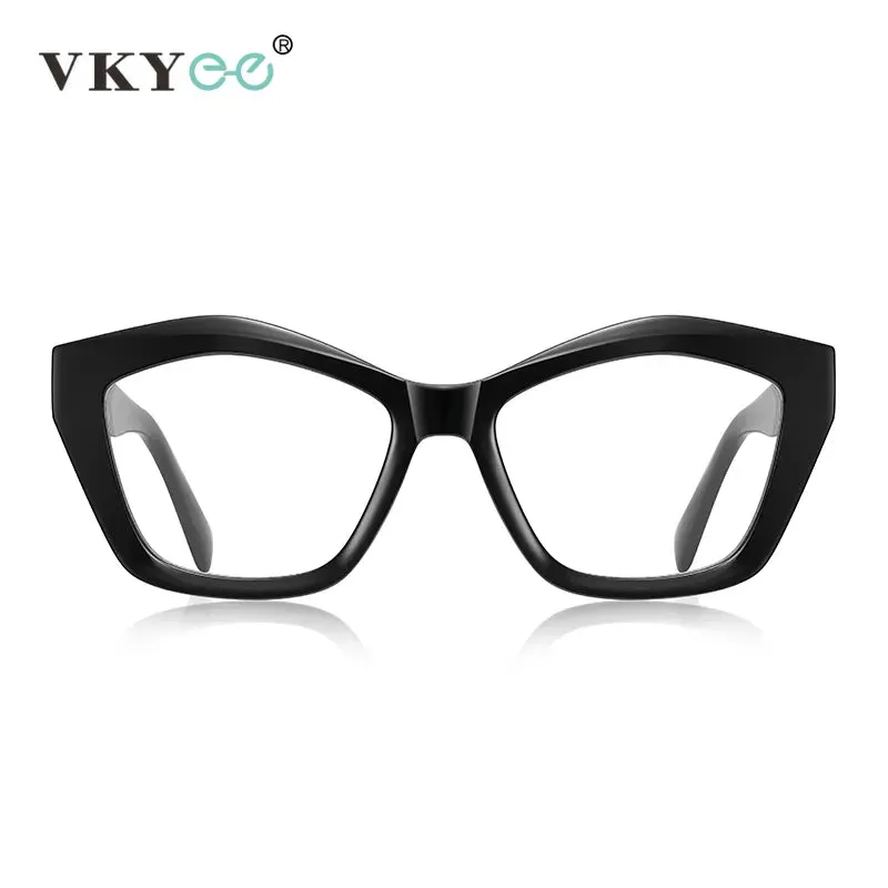 Vicky Women's Full Rim Square Tr 90 Alloy Cat Eye Reading Glasses 2169