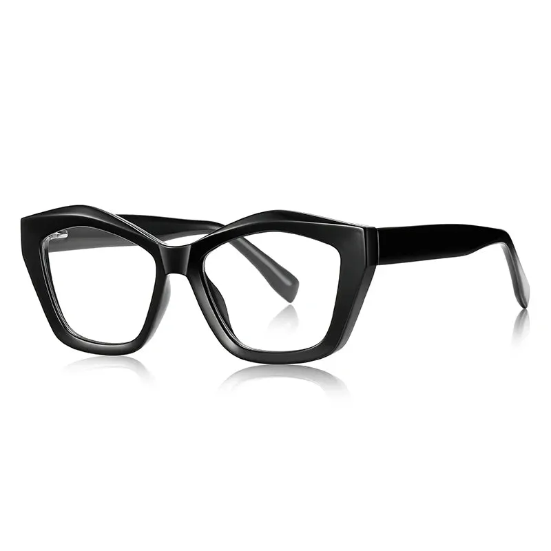 Vicky Women's Full Rim Square Tr 90 Alloy Cat Eye Reading Glasses 2169