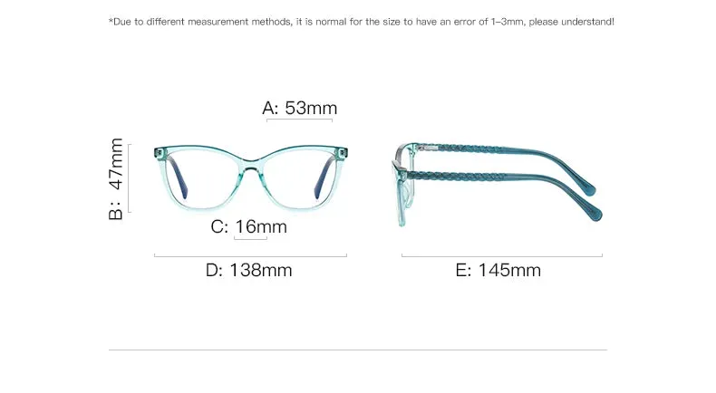 Vicky Women's Full Rim Stainless Steel Tr 90 Square Reading Glasses 2138
