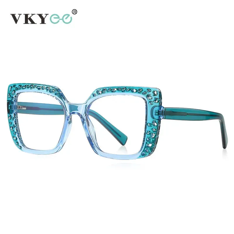 Vicky Women's Large Square Tr 90 Titanium Reading Glasses 2188