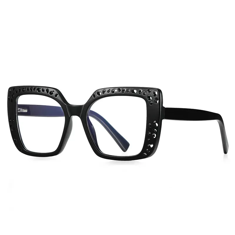Vicky Women's Large Square Tr 90 Titanium Reading Glasses 2188