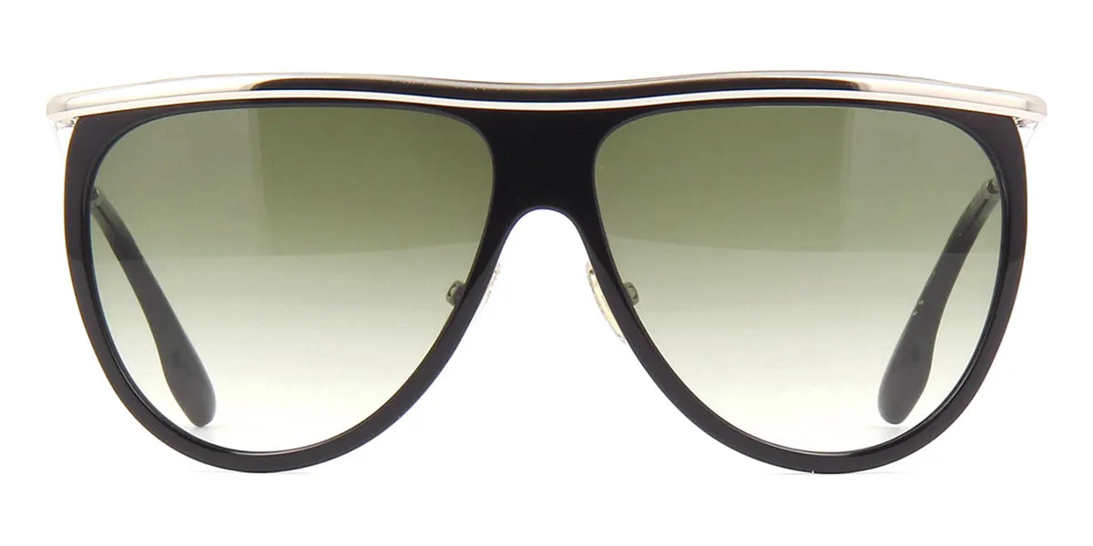 Victoria Beckham Half Moon High Brow VB155S 001 - As Seen On Robyn Dixon