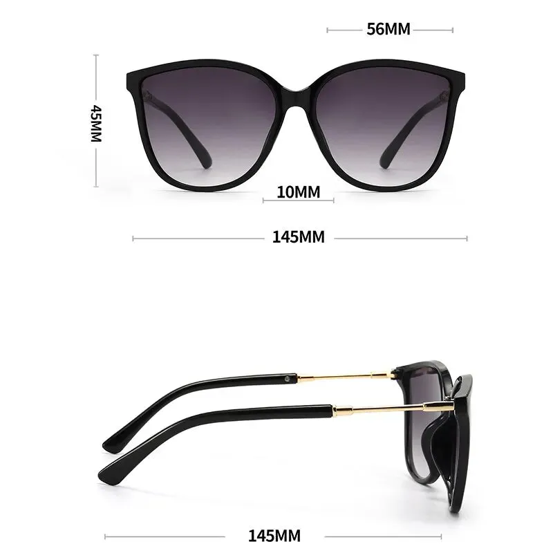 Vintage Cat Eye Sunglasses Female Retro Mirror Shades