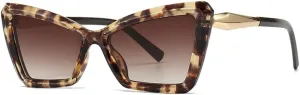 Vintage Cat Eye Sunglasses For Women Sun Glasses Punk Ladies Eyeglasses