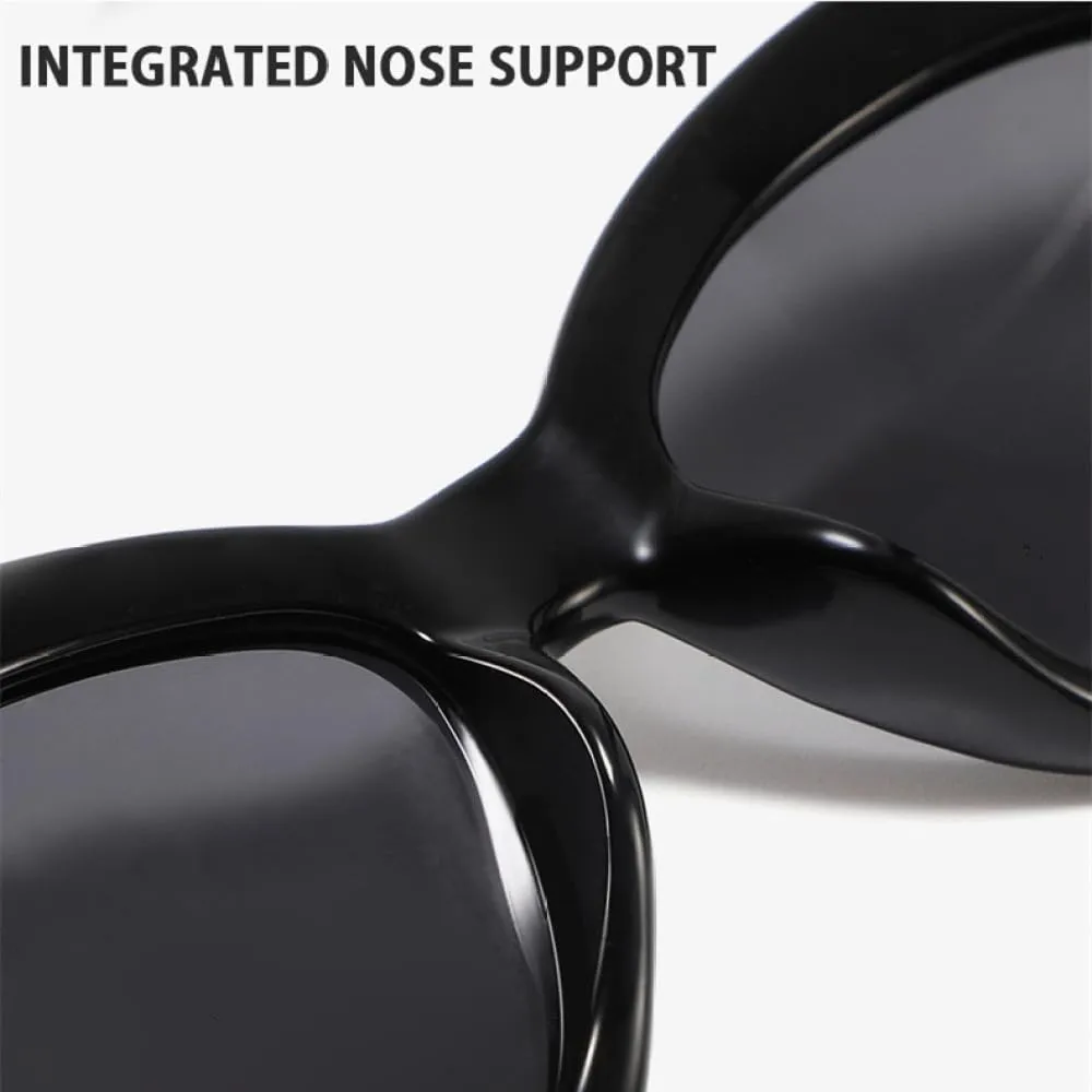 Vintage Cat Eye Sunglasses Women Eyeglasses UV400 Wooden Temples Bamboo Sun Glasses for Men