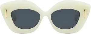 Vintage Cat Eye Sunglasses Women Fashion Oval Gradient Shades Eyewear Trendy Female Leopard Sun Glasses N45