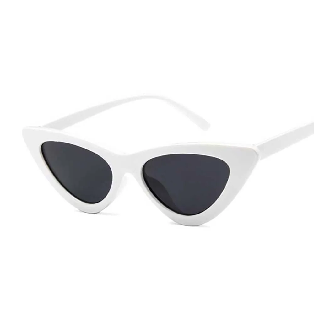 Vintage Cat Eye Unique Triangle Sunglasses