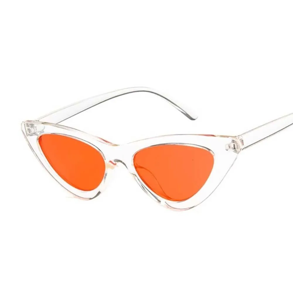 Vintage Cat Eye Unique Triangle Sunglasses