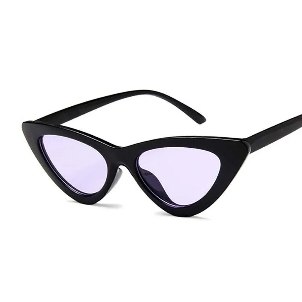 Vintage Cat Eye Unique Triangle Sunglasses