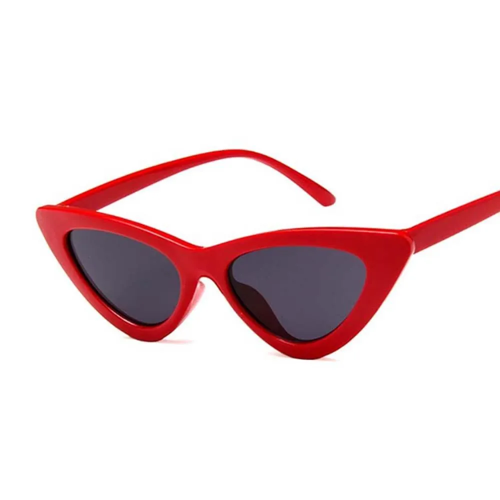 Vintage Cat Eye Unique Triangle Sunglasses