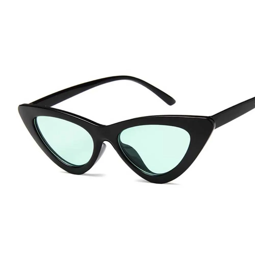 Vintage Cat Eye Unique Triangle Sunglasses