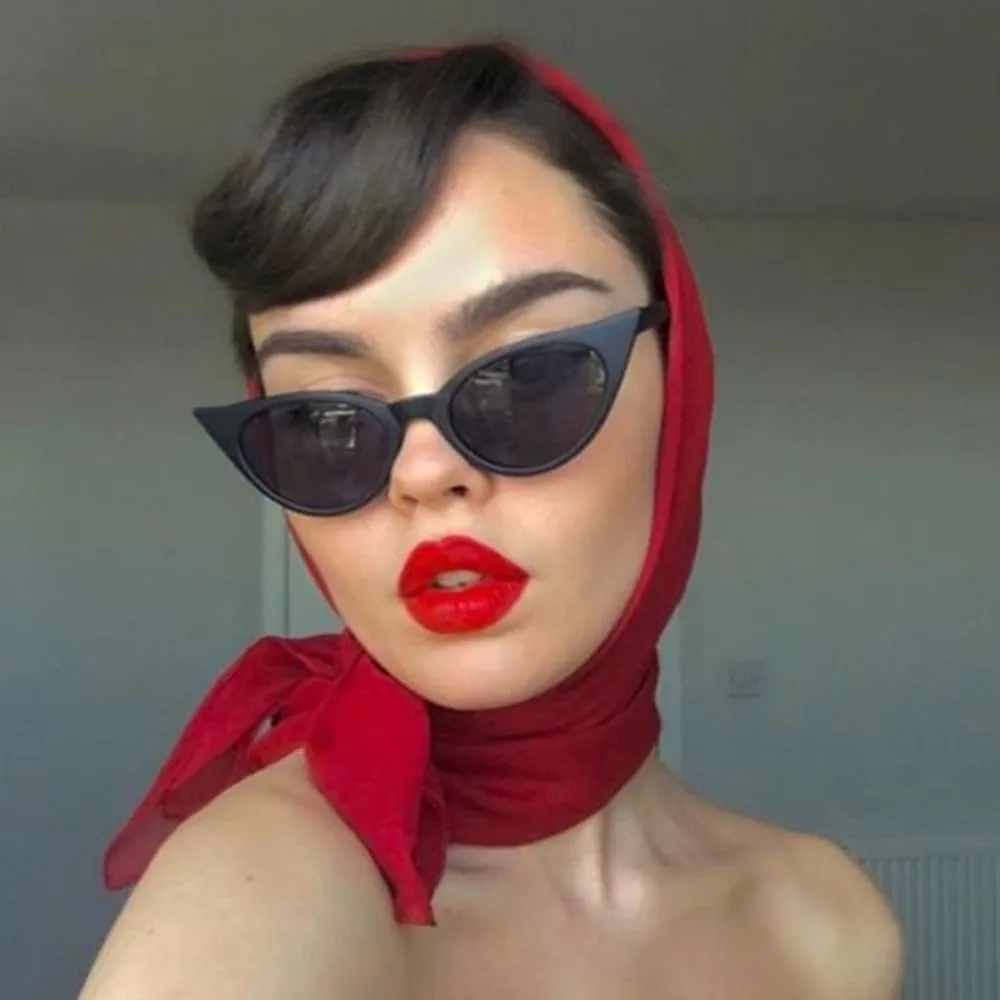 Vintage Cateye Sunglasses Women Eyewear Women Luxury Glasses Women Cat Eye uv400