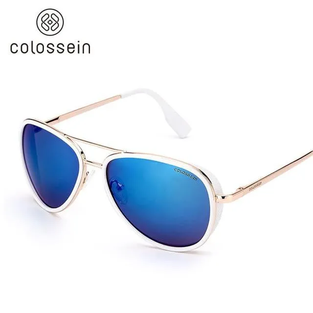 Vintage Fashion Coating Sunglasses with Metal Frame