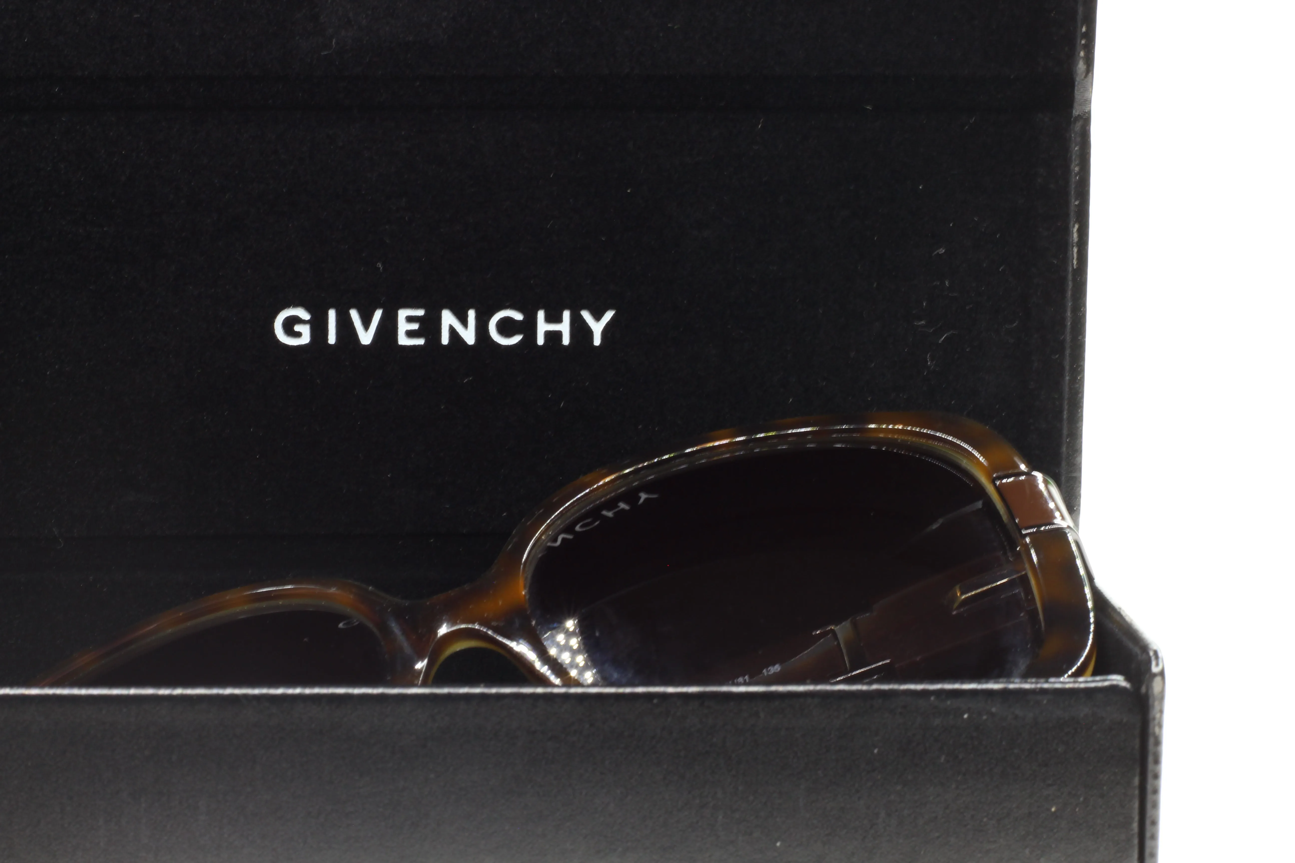 Vintage Givenchy SGV691 0U81 Havana Brown/Grey Gradient Lenses 58MM Sunglasses