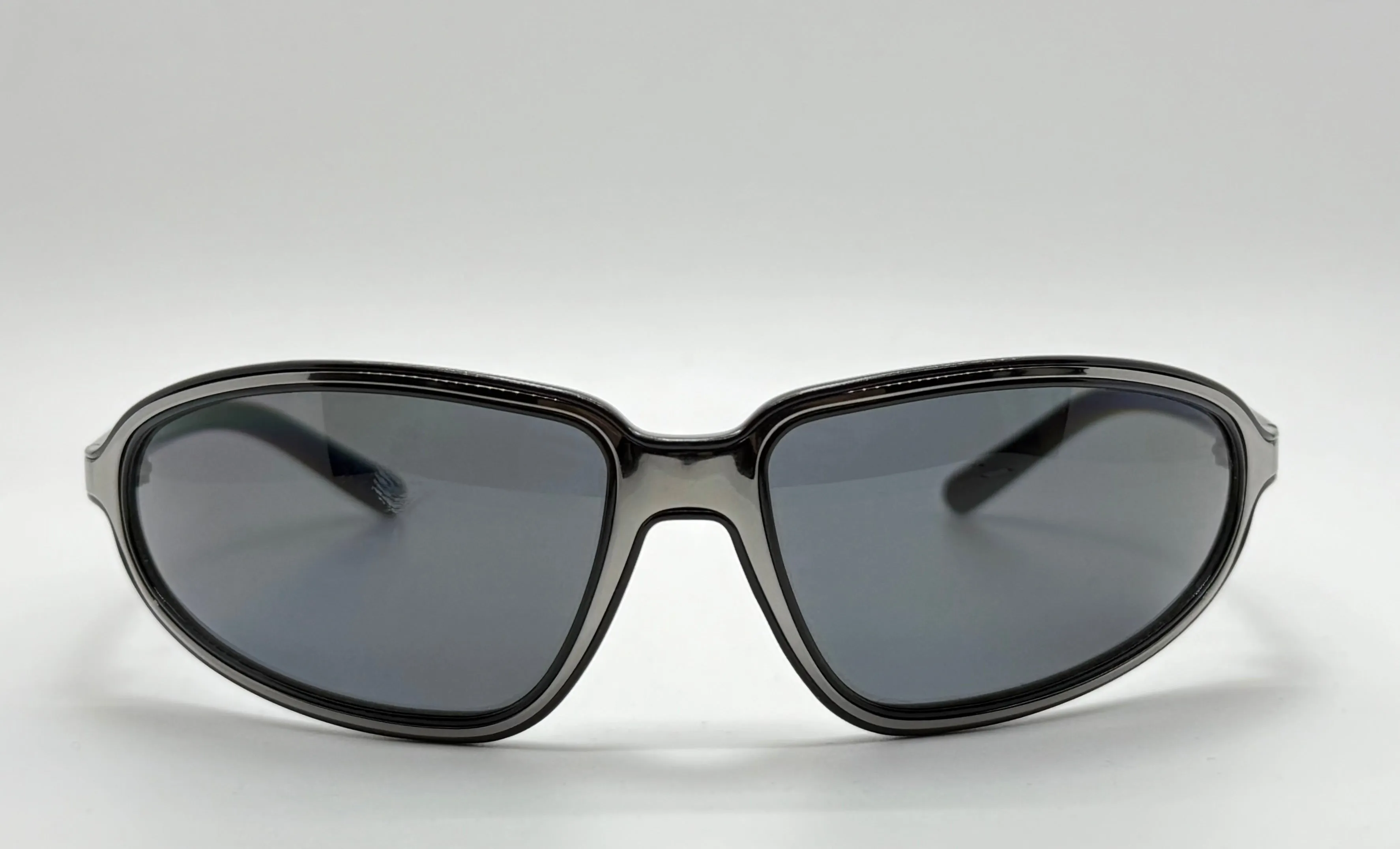Vintage PRADA SPS 03C 5AV-5Z1 Sunglasses | Gunmetal Frame | Polarized Gray Lenses | New Old Stock