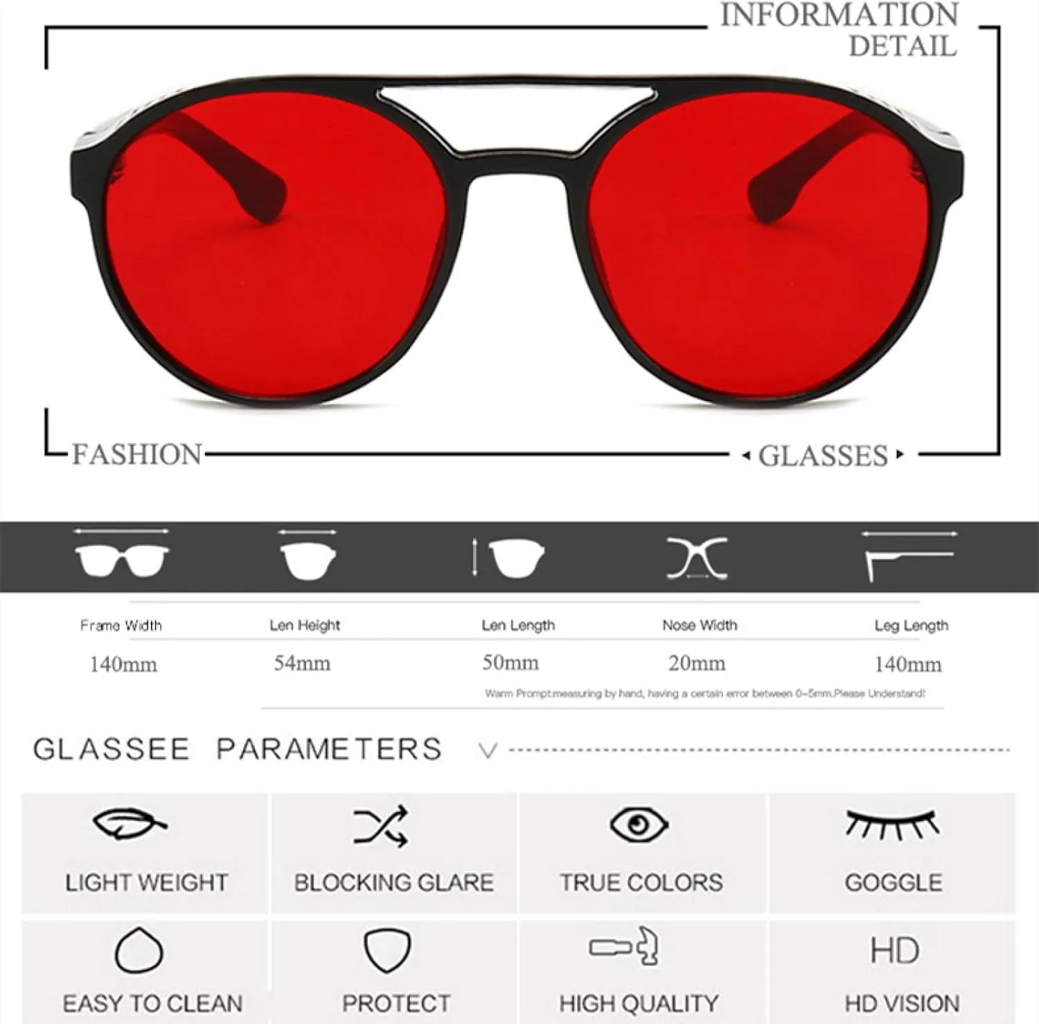Vintage Punk Round Sunglasses Men Women Steam Punk Female Fashion Candy Uv400