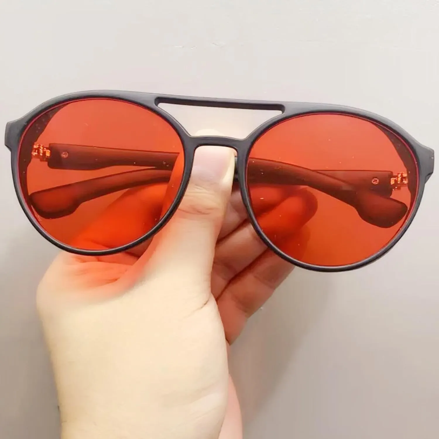 Vintage Punk Round Sunglasses Men Women Steam Punk Female Fashion Candy Uv400