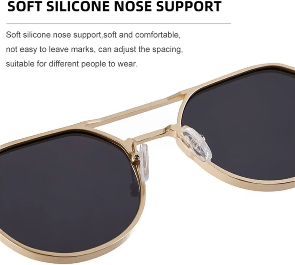 Vintage Punk Sunglasses For Men Retro Oval Steampunk Round Shades