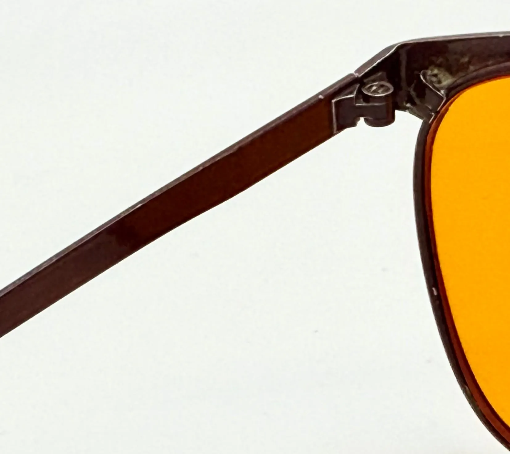 Vintage REVO 963-020 Burgundy Speckled-with New Custom Day/Night Orange Berko’s Designs Lenses