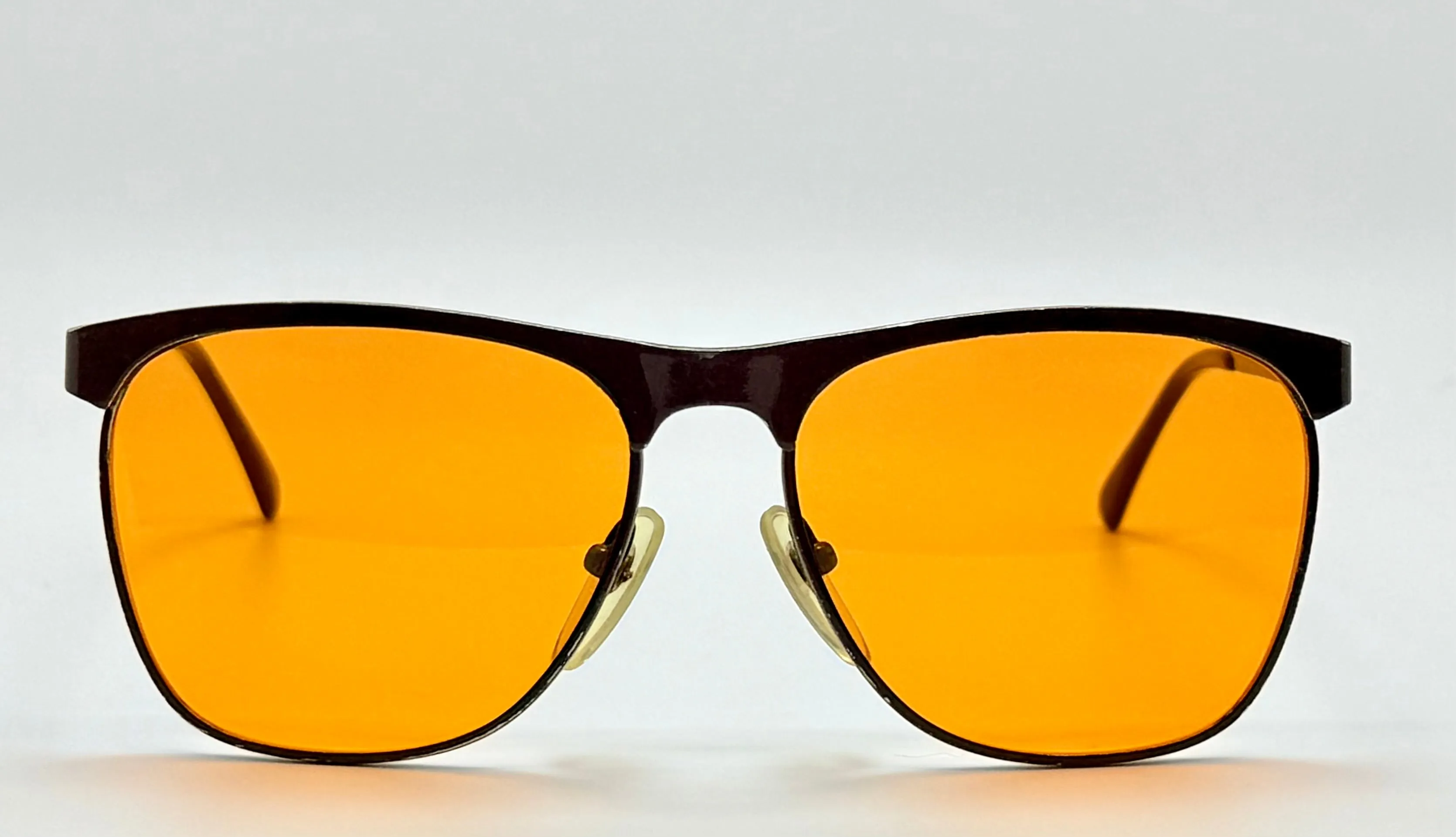 Vintage REVO 963-020 Burgundy Speckled-with New Custom Day/Night Orange Berko’s Designs Lenses