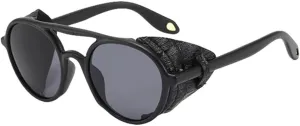 Vintage Steampunk Luxury Oversized Frame Sunglasses Men Women Fashion Round Sun Glasses Shades UV400