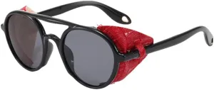 Vintage Steampunk Luxury Oversized Frame Sunglasses Men Women Fashion Round Sun Glasses Shades UV400