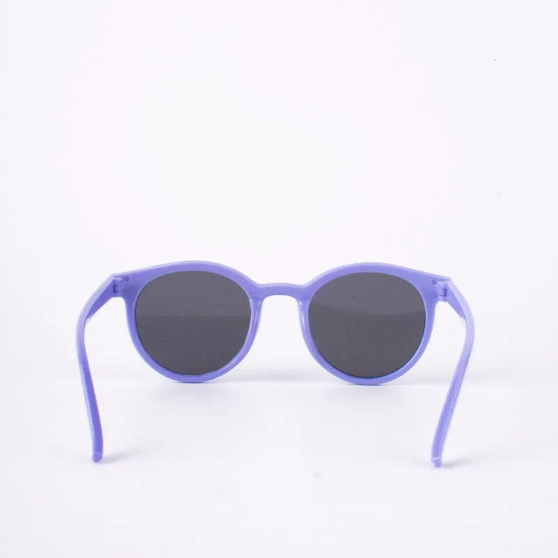 Violet Playful Orbit Round Kid's Sunglass