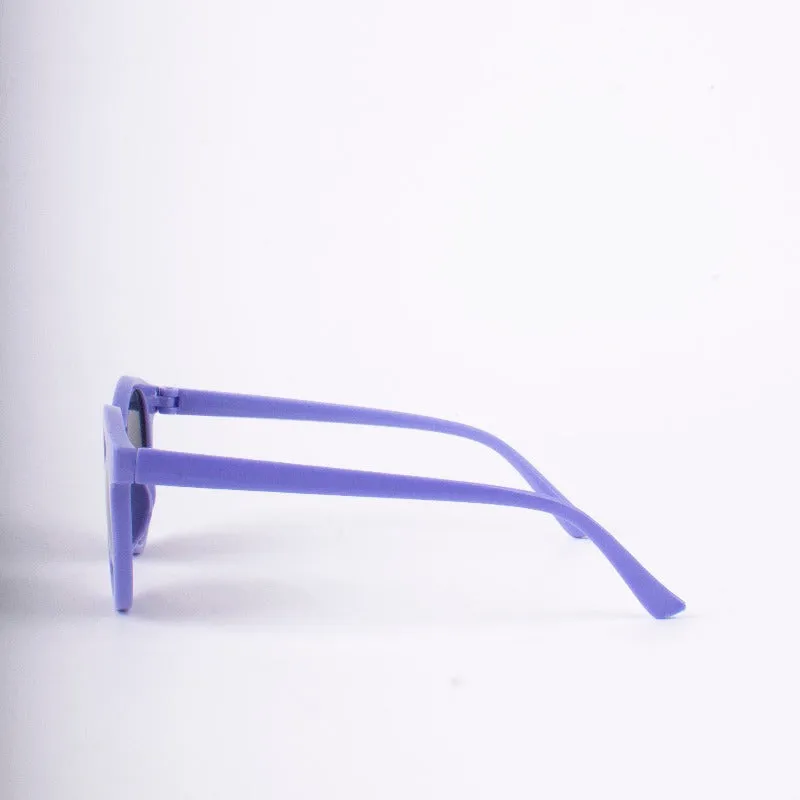 Violet Playful Orbit Round Kid's Sunglass