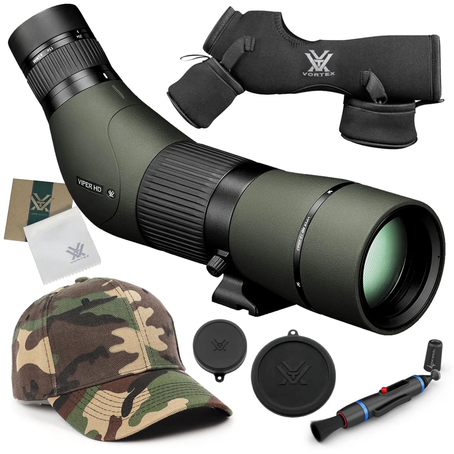 Vortex Optics Viper HD 15-45x65 Angled Spotting Scope (V500)