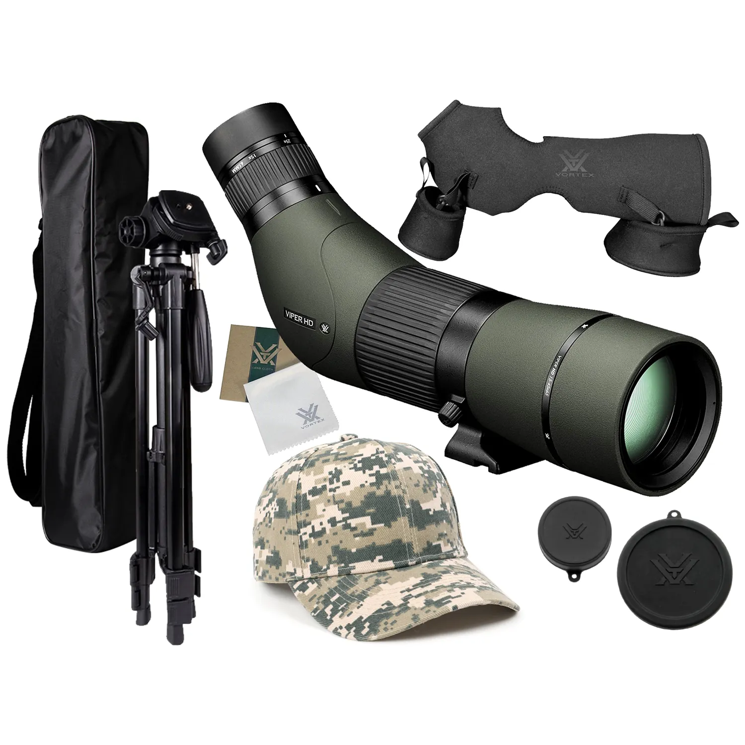 Vortex Optics Viper HD 15-45x65 Angled Spotting Scope (V500)