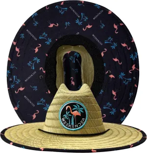Weekender Flamingo Palms Straw Hat