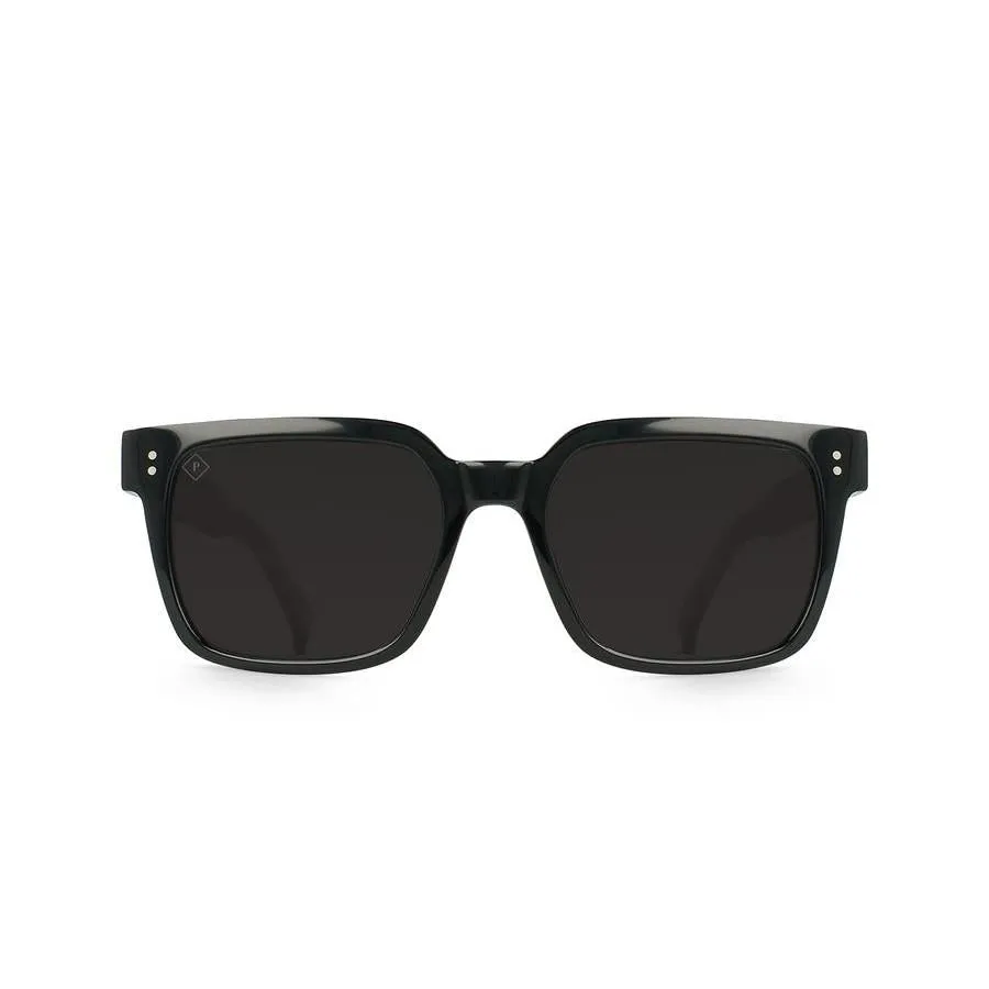 West Polarized Sunglasses (Crystal Black   Smoke)