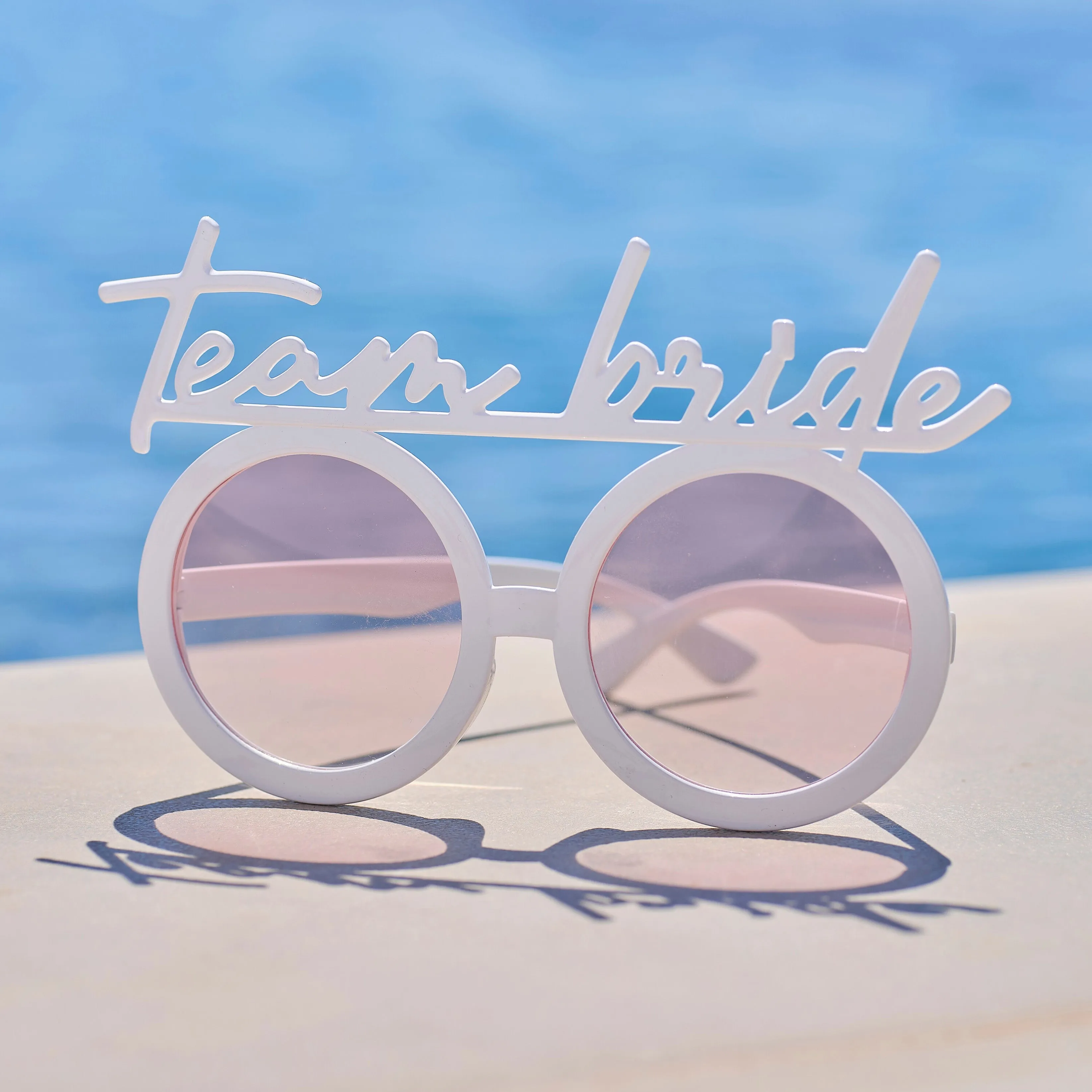 White Team Bride Sunglasses