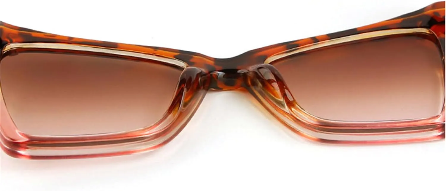 willochra Fashion Oversized Women Gradient cat eye Sunglasses Shades Vintage Designer Men Trending black Sun Glasses