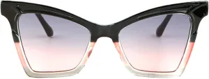 willochra Fashion Oversized Women Gradient cat eye Sunglasses Shades Vintage Designer Men Trending black Sun Glasses