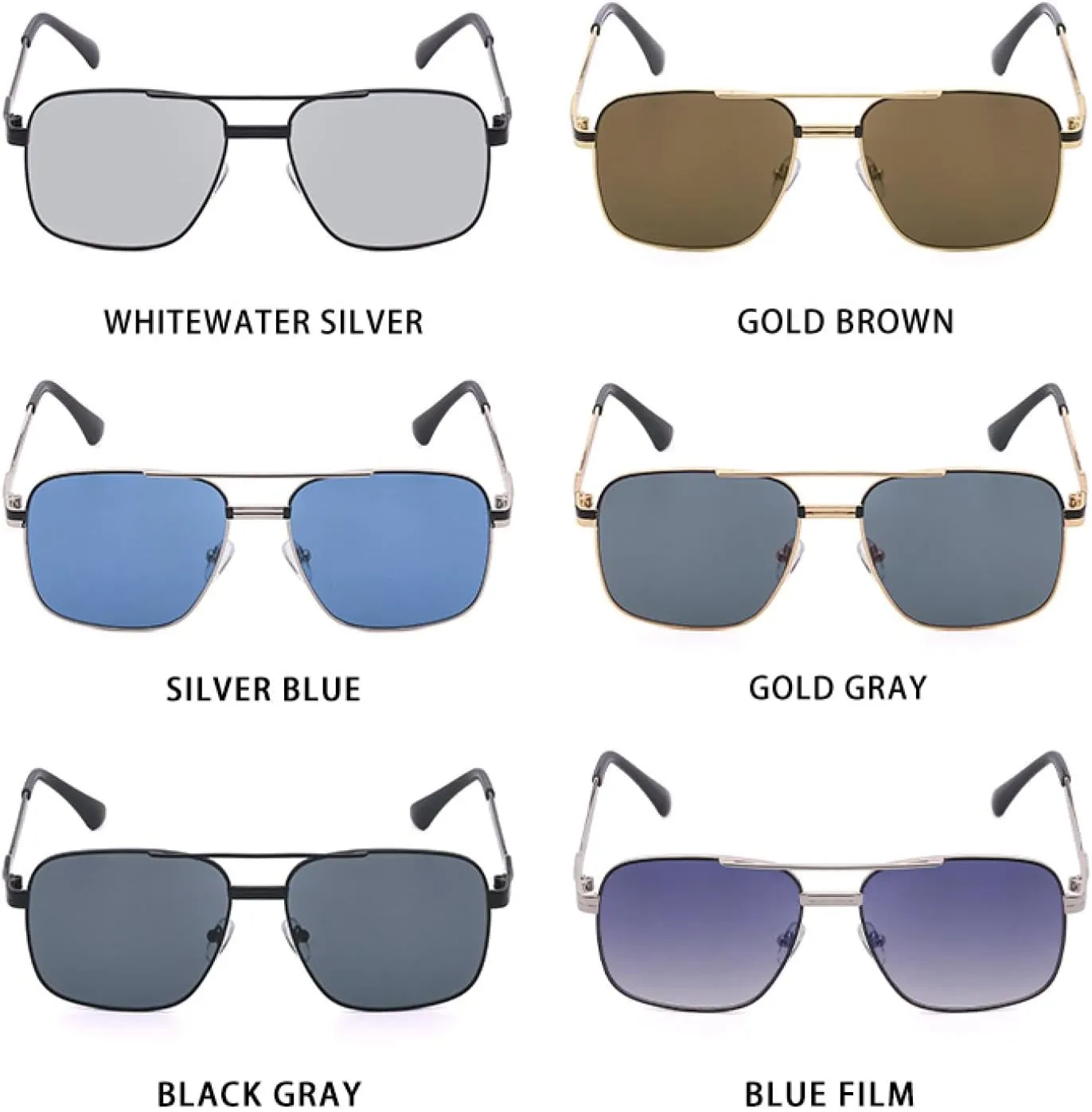 Woman Trendy Fashion Sunglasses Classic Metal Frame Outdoor Man Retro Driving Party