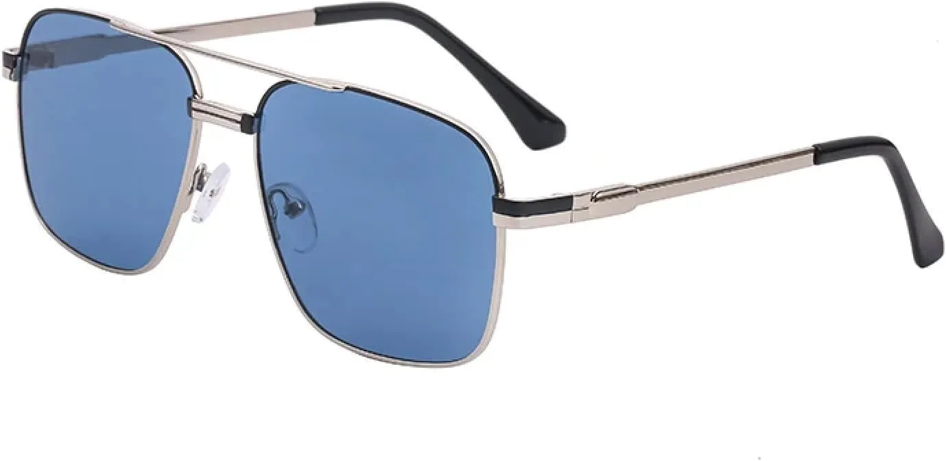 Woman Trendy Fashion Sunglasses Classic Metal Frame Outdoor Man Retro Driving Party