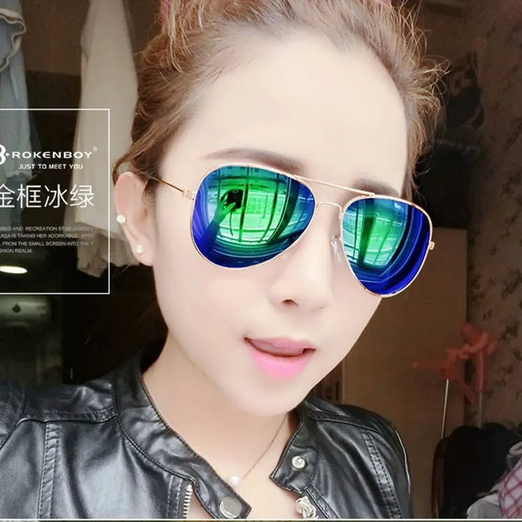 Women Outdoor UV400 Sunglasses Points Female Glasses Pilot Cool Shades Male Fashion Driving Eyewear