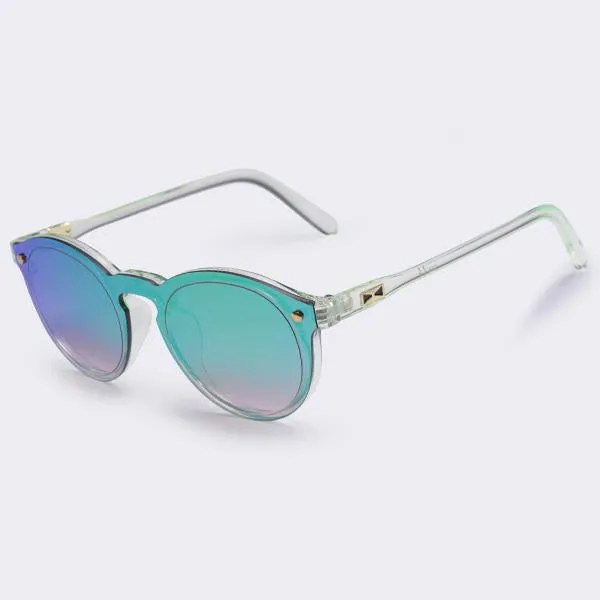 Women Sunglasses Fashion Men Retro Reflective Mirror