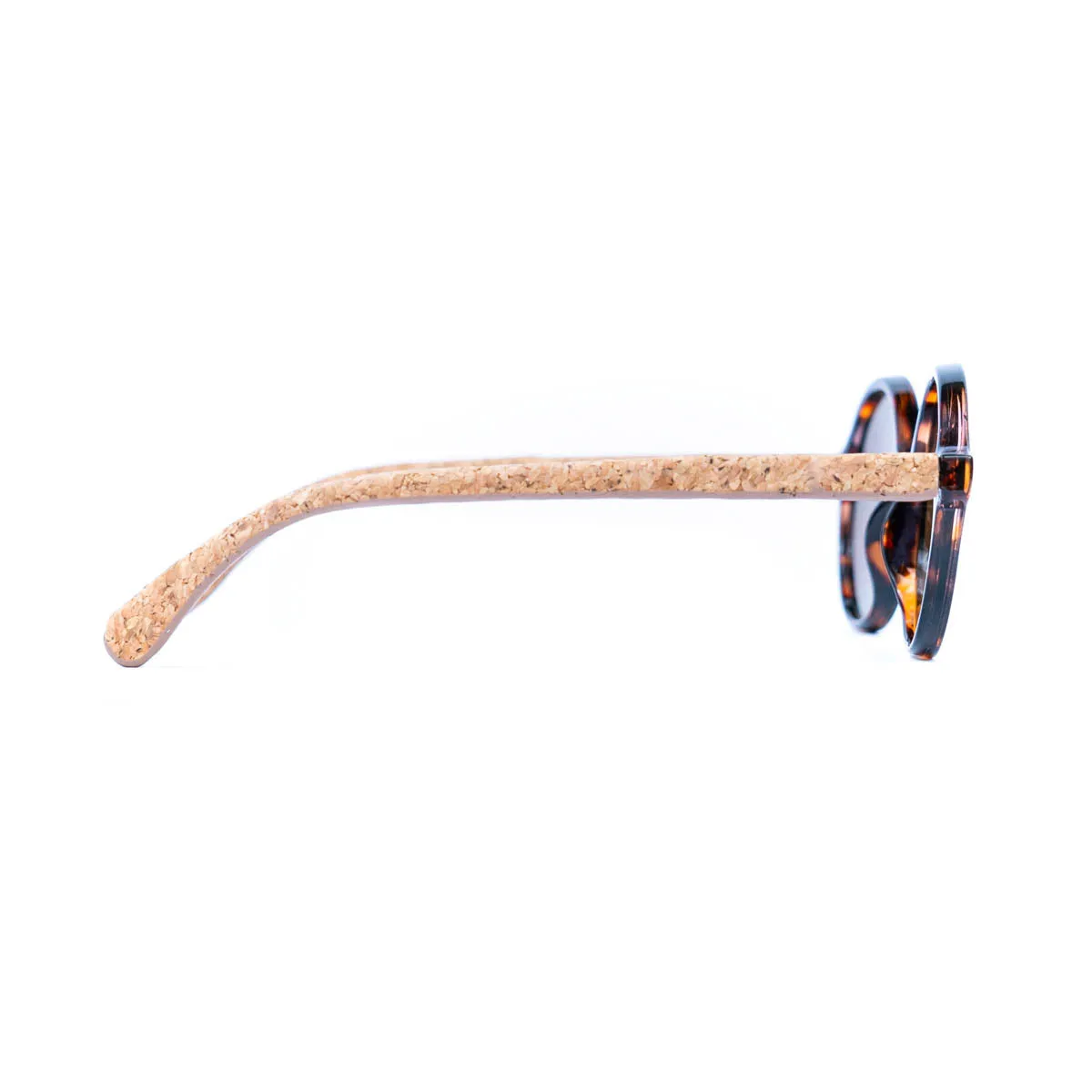 Women's Cork Sunglasses with UV Protection (Including case) L-1070