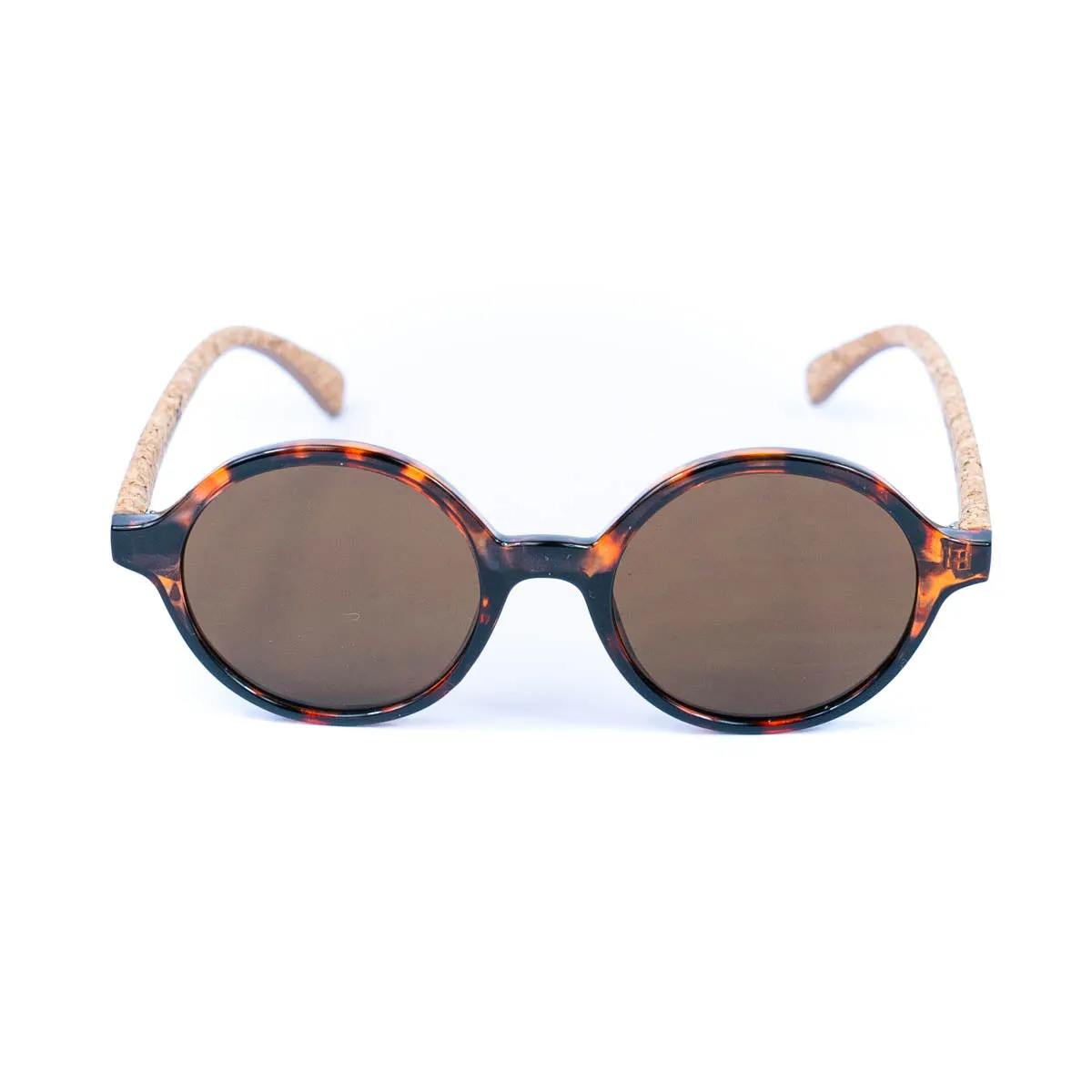 Women's Cork Sunglasses with UV Protection (Including case) L-1070
