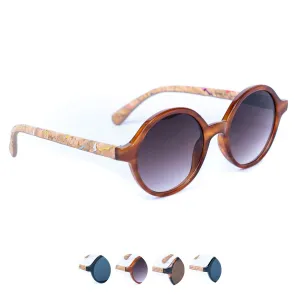 Women's Cork Sunglasses with UV Protection (Including case) L-1070