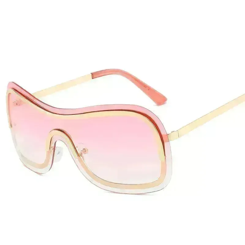 Women's Fashionable Metal Street Shot Sunglasses