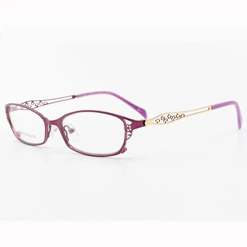Women's Full Rim Eyeglasses Alloy Frame S99002