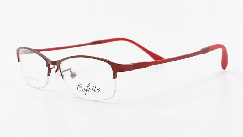 Women's Half Rim Alloy Frame Eyeglasses N7057