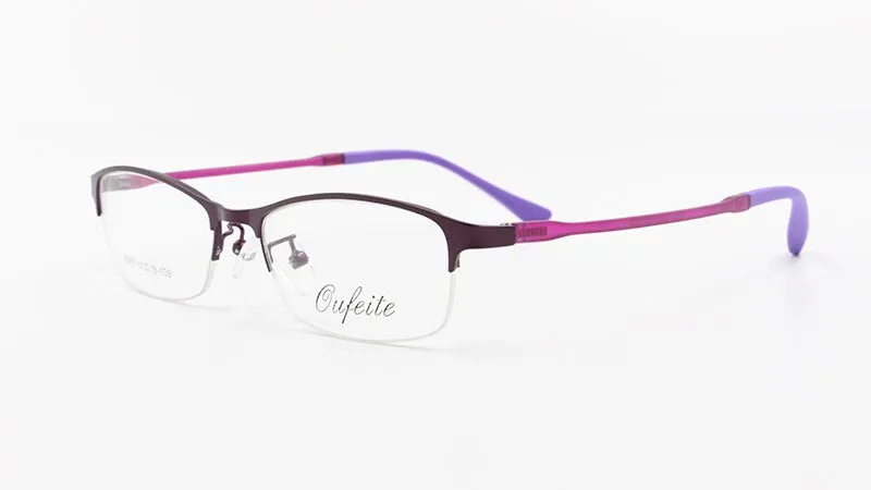 Women's Half Rim Alloy Frame Eyeglasses N7057